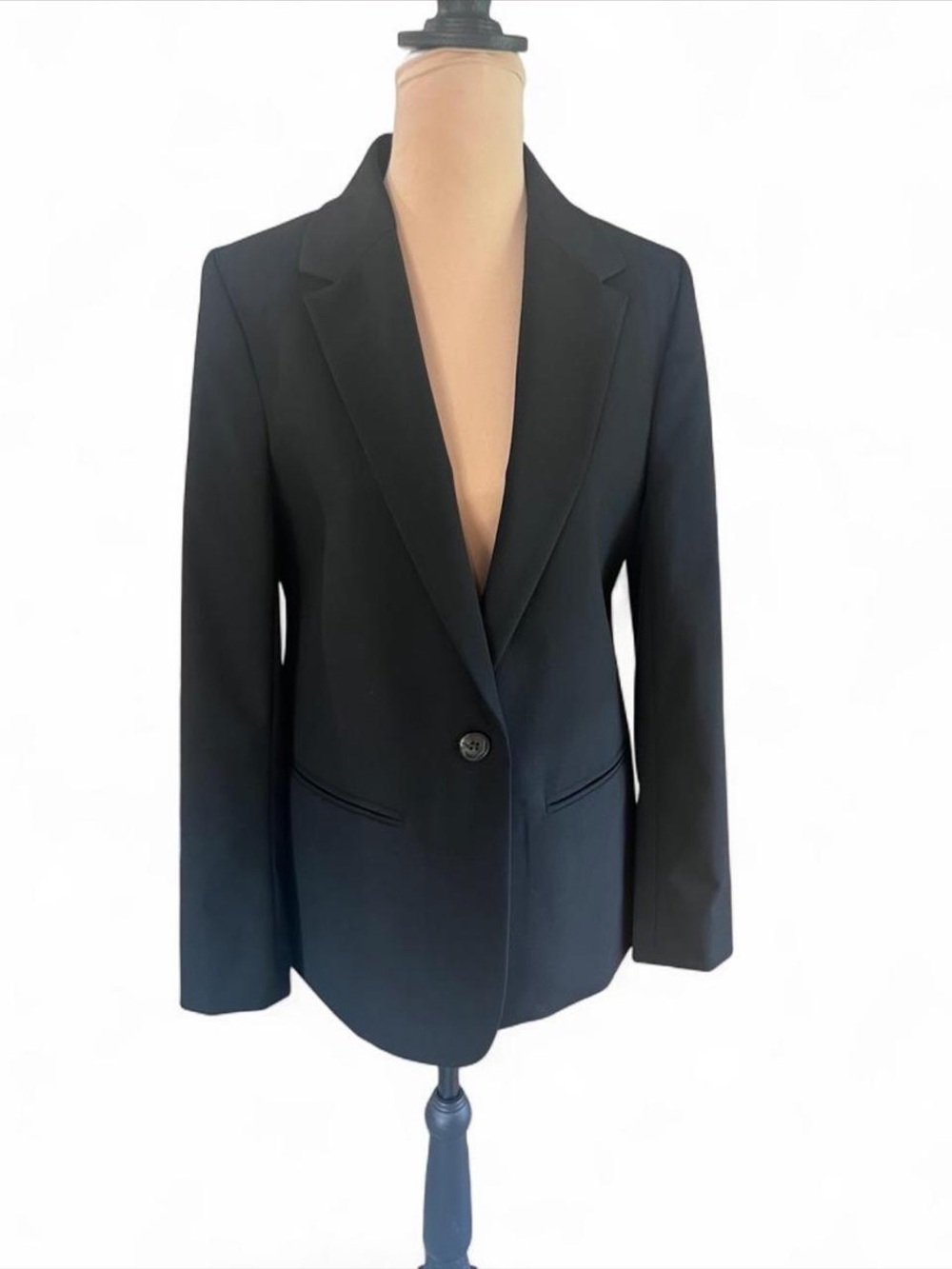 J. Crew Black Single-Button Tailored Blazer